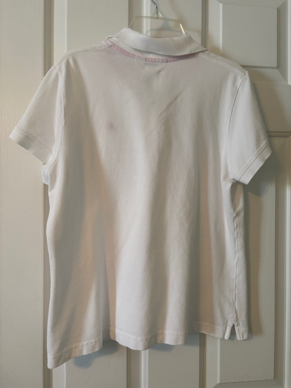 Lilly Pulitzer White Polo with Pink Palm Embroidery - Picture 4 of 4